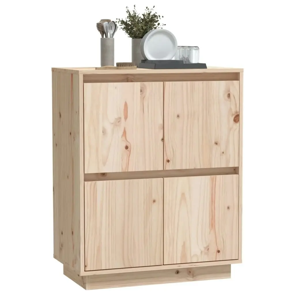 Sideboard 60x34x75 cm Solid Wood Pine 813375