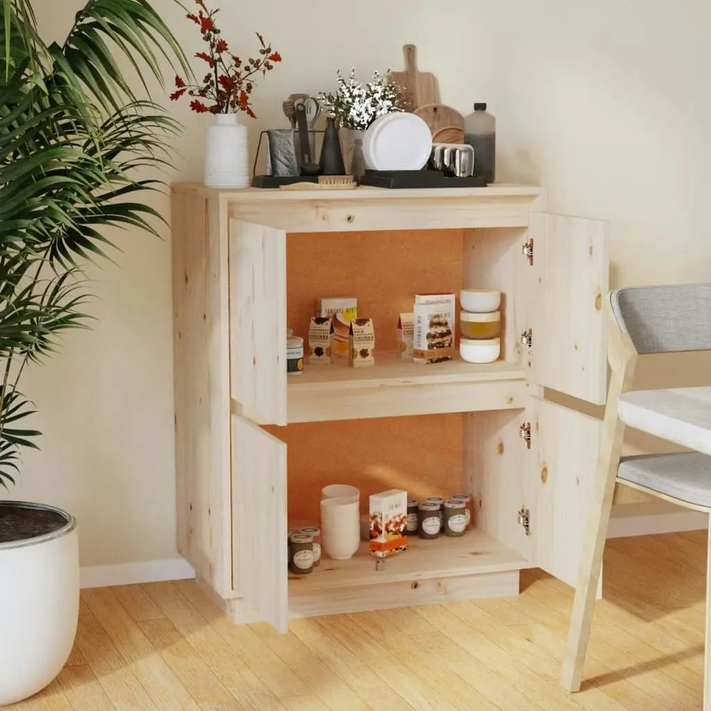 Sideboard 60x34x75 cm Solid Wood Pine 813375