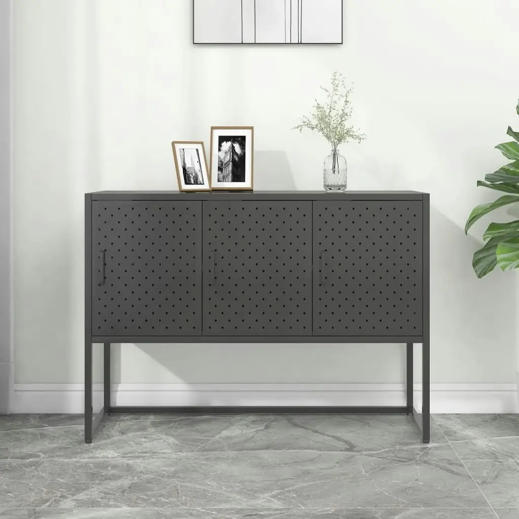 Sideboard Anthracite 105x35x75 cm Steel 335870