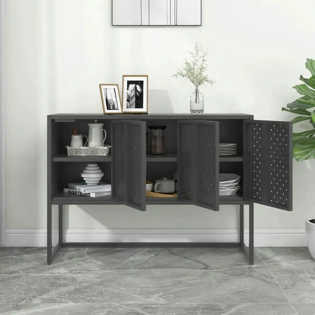 Sideboard Anthracite 105x35x75 cm Steel 335870