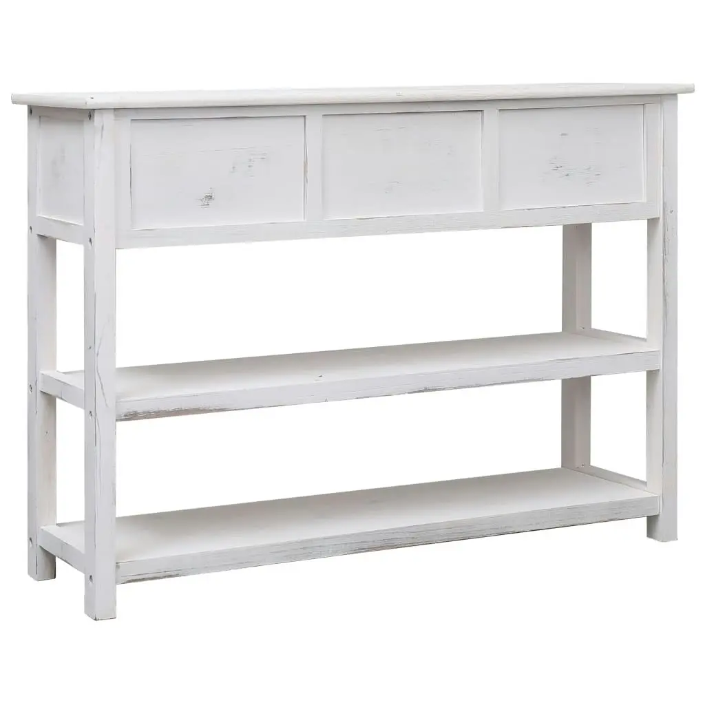 Sideboard Antique White 115x30x76 cm Wood 284172