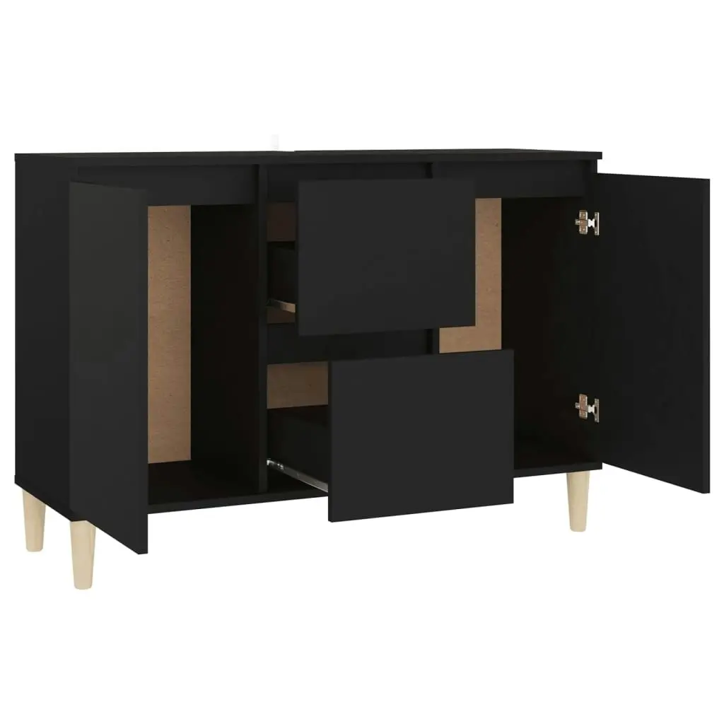 Sideboard Black 101x35x70 cm Engineered Wood 806104