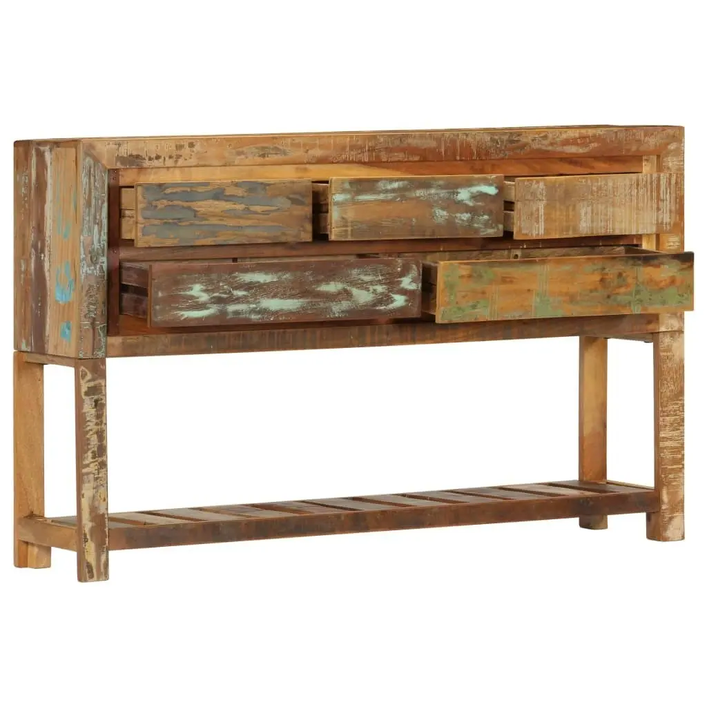 Sideboard 120x30x75 cm Solid Reclaimed Wood 247478