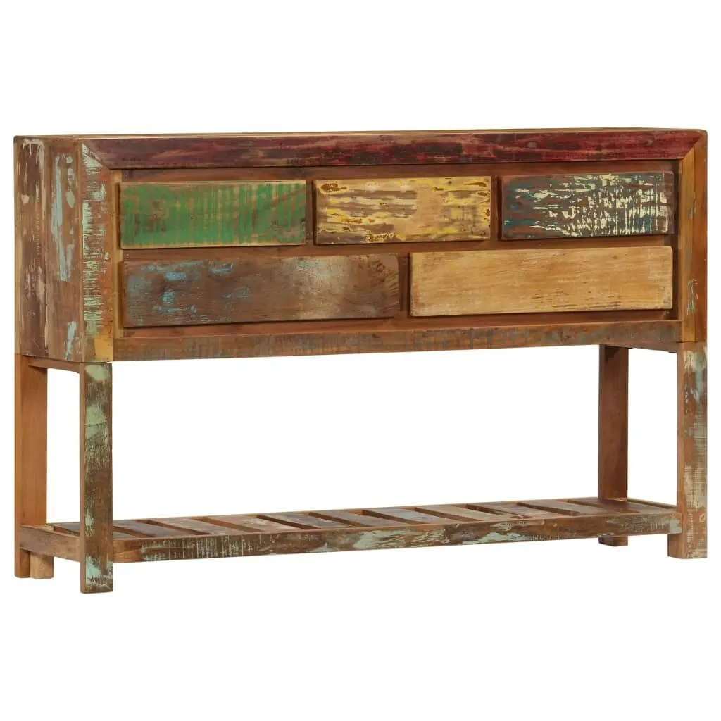 Sideboard 120x30x75 cm Solid Reclaimed Wood 247478