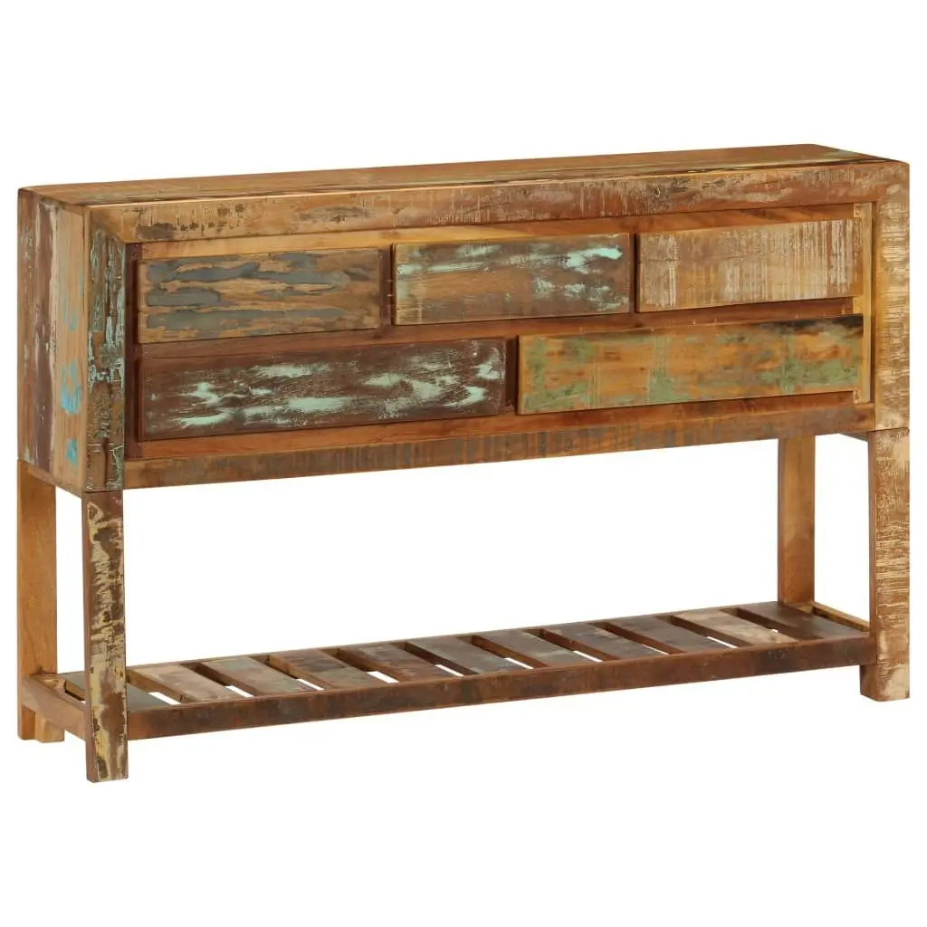 Sideboard 120x30x75 cm Solid Reclaimed Wood 247478