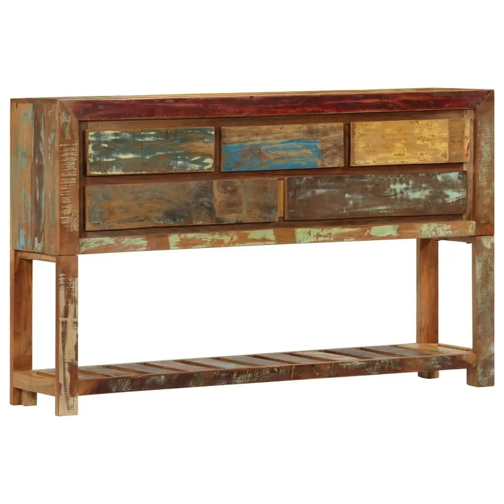 Sideboard 120x30x75 cm Solid Reclaimed Wood 247478