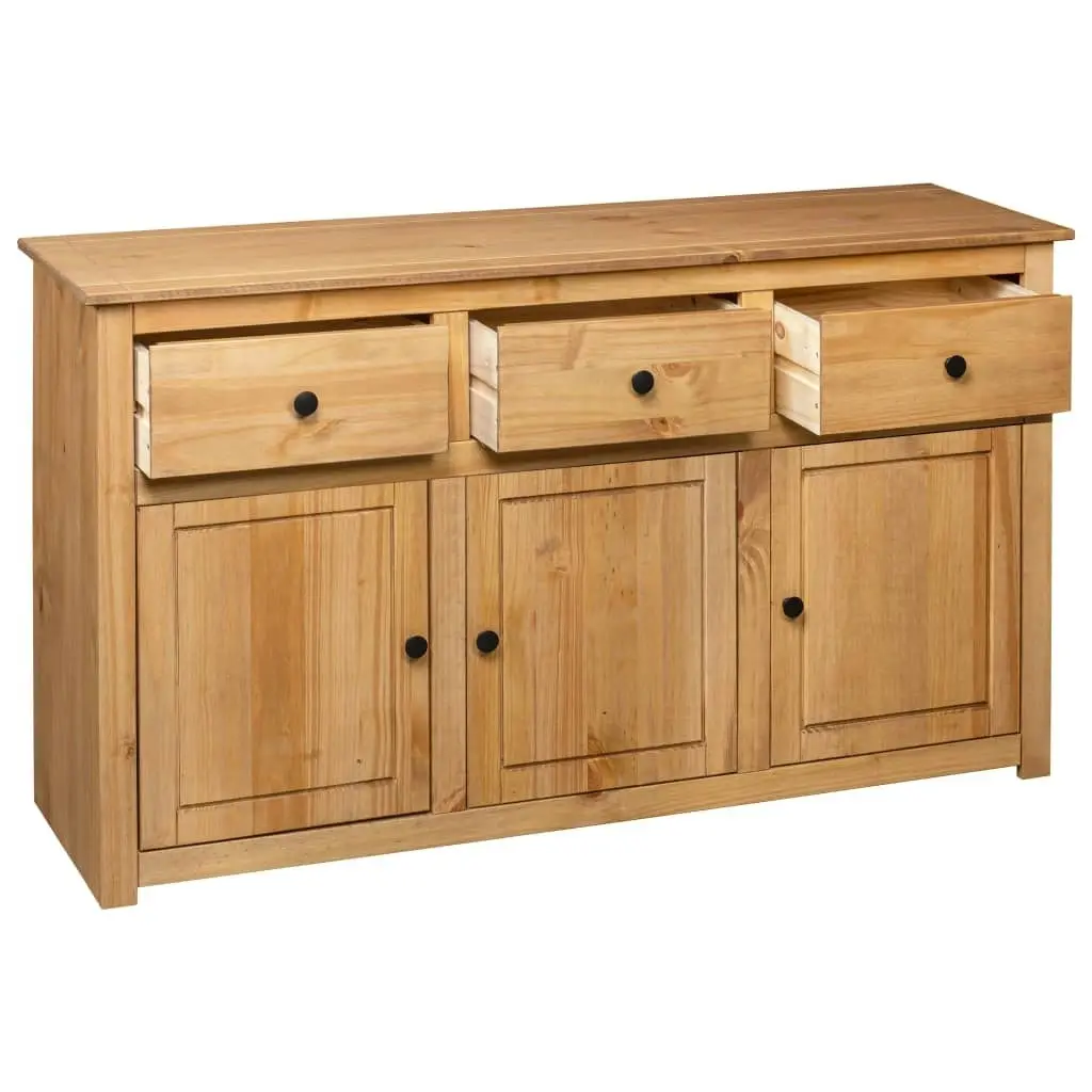 Sideboard 135x40x80 cm Solid Pinewood Panama Range 282703