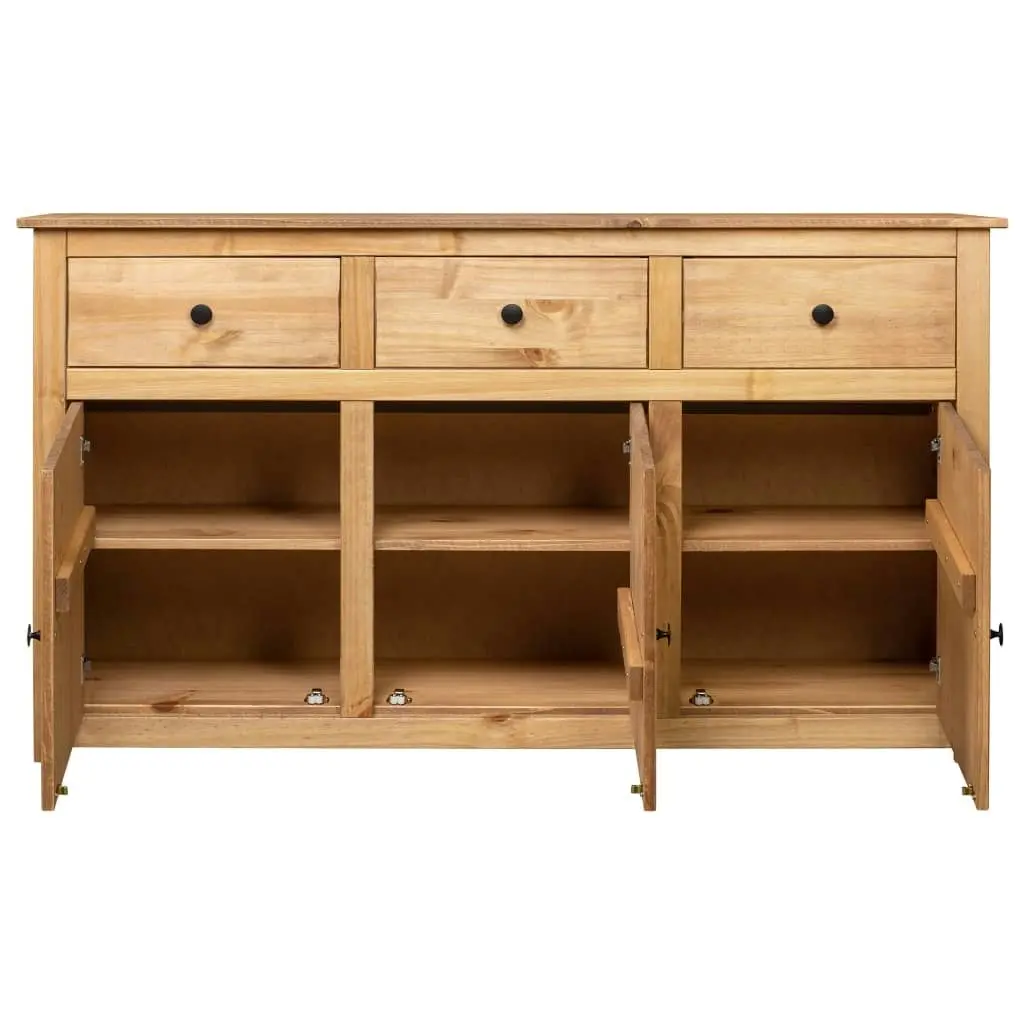 Sideboard 135x40x80 cm Solid Pinewood Panama Range 282703