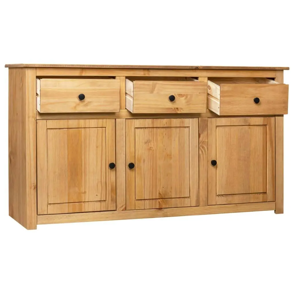 Sideboard 135x40x80 cm Solid Pinewood Panama Range 282703