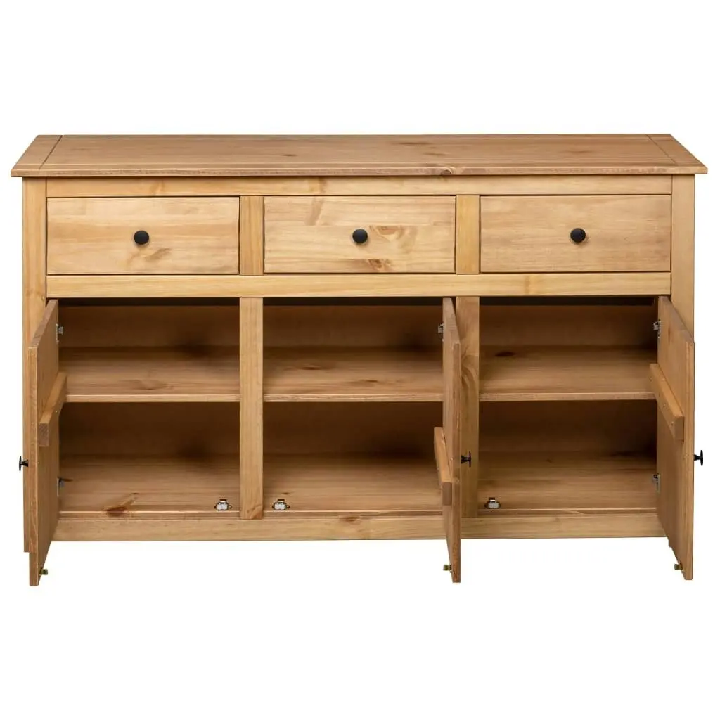 Sideboard 135x40x80 cm Solid Pinewood Panama Range 282703