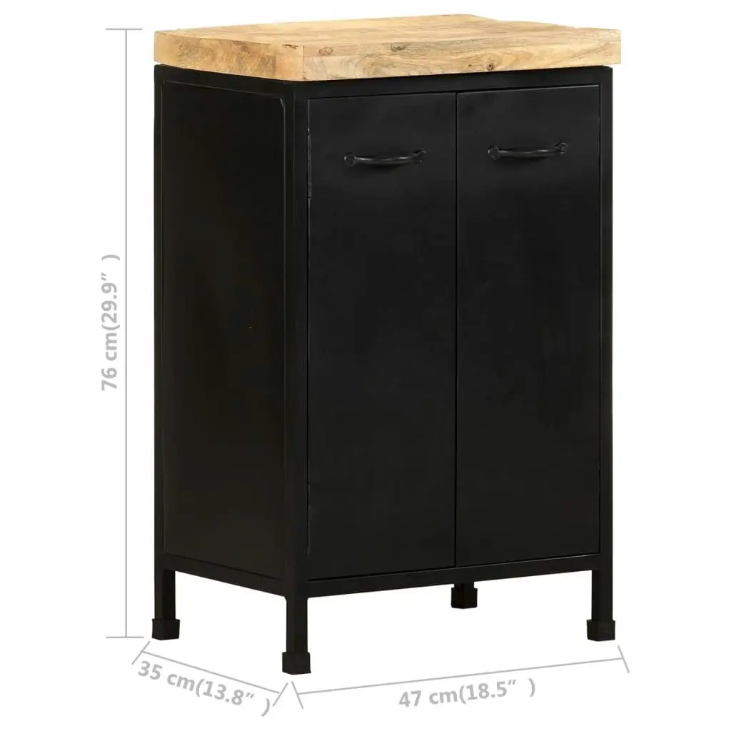 Sideboard 47x35x76 cm Rough Mango Wood 323575