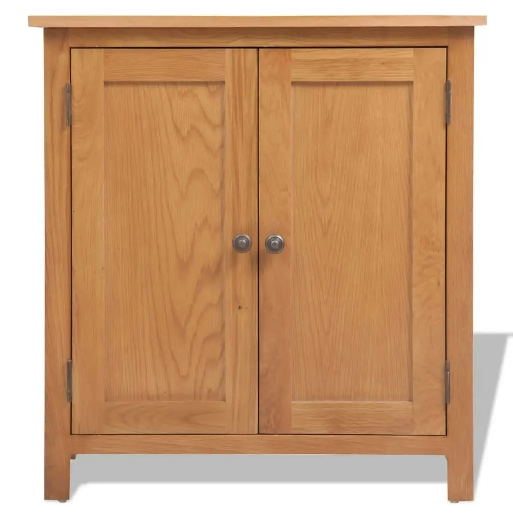 Sideboard 70x35x75 cm Solid Oak Wood 243933