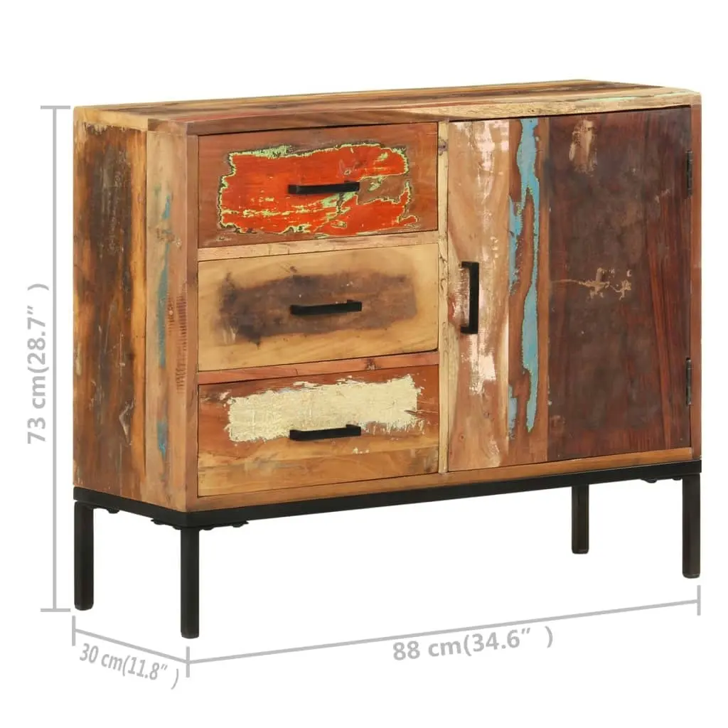 Sideboard 88x30x73 cm Solid Reclaimed  Wood 329248