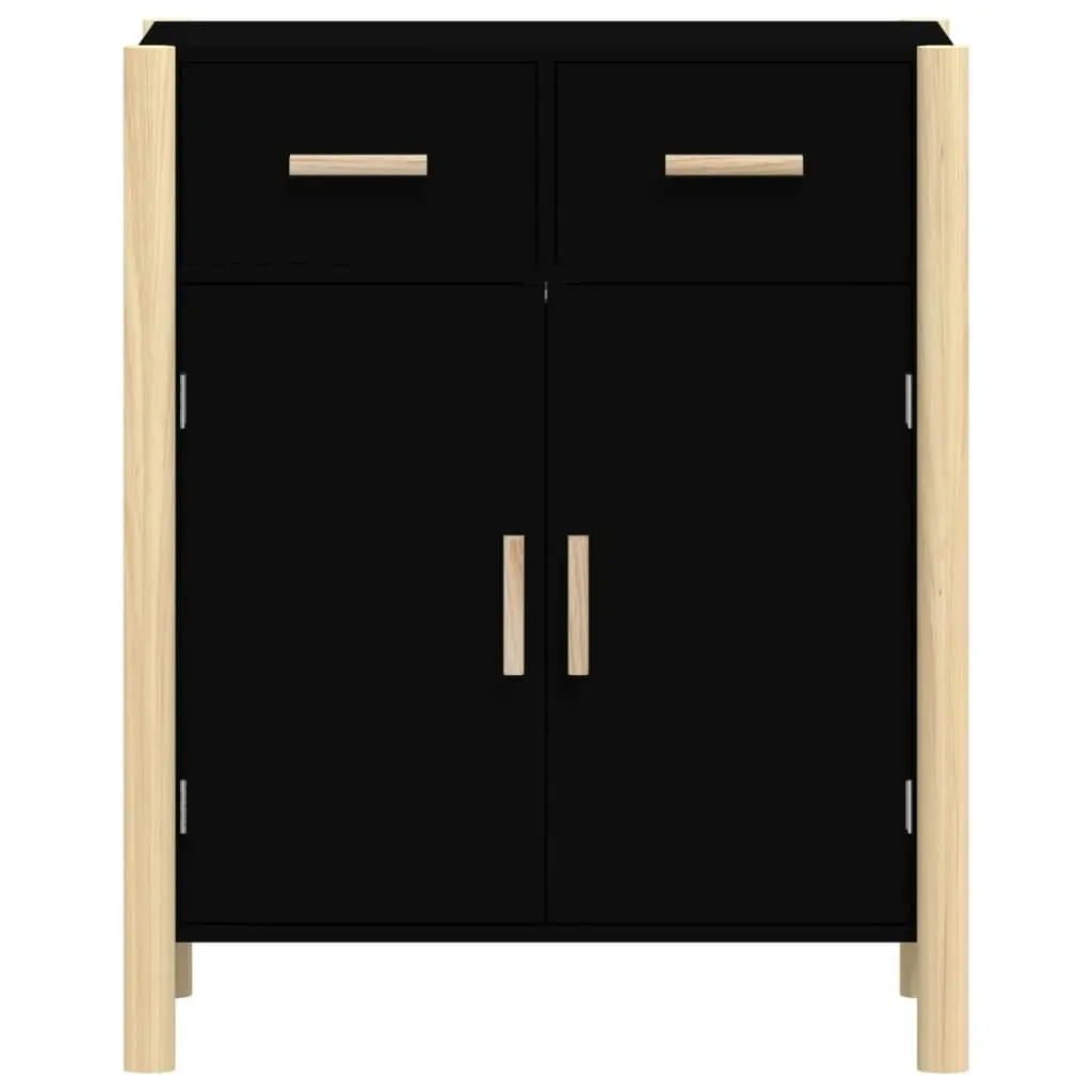 Sideboard Black 62x38x75 cm Engineered Wood 345676