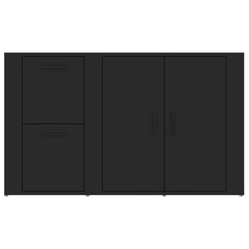 Sideboard Black 100x33x59.5 cm Engineered Wood 820997