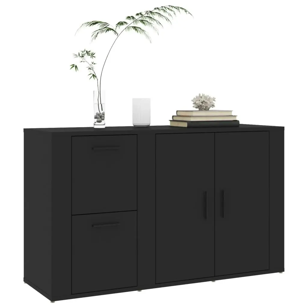 Sideboard Black 100x33x59.5 cm Engineered Wood 820997