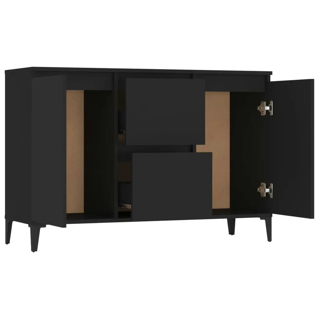 Sideboard Black 104x35x70 cm Engineered Wood 806113