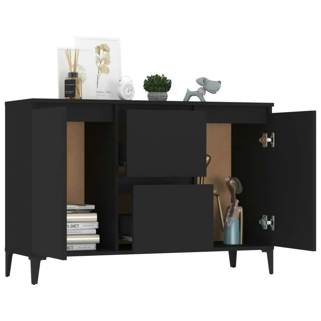 Sideboard Black 104x35x70 cm Engineered Wood 806113