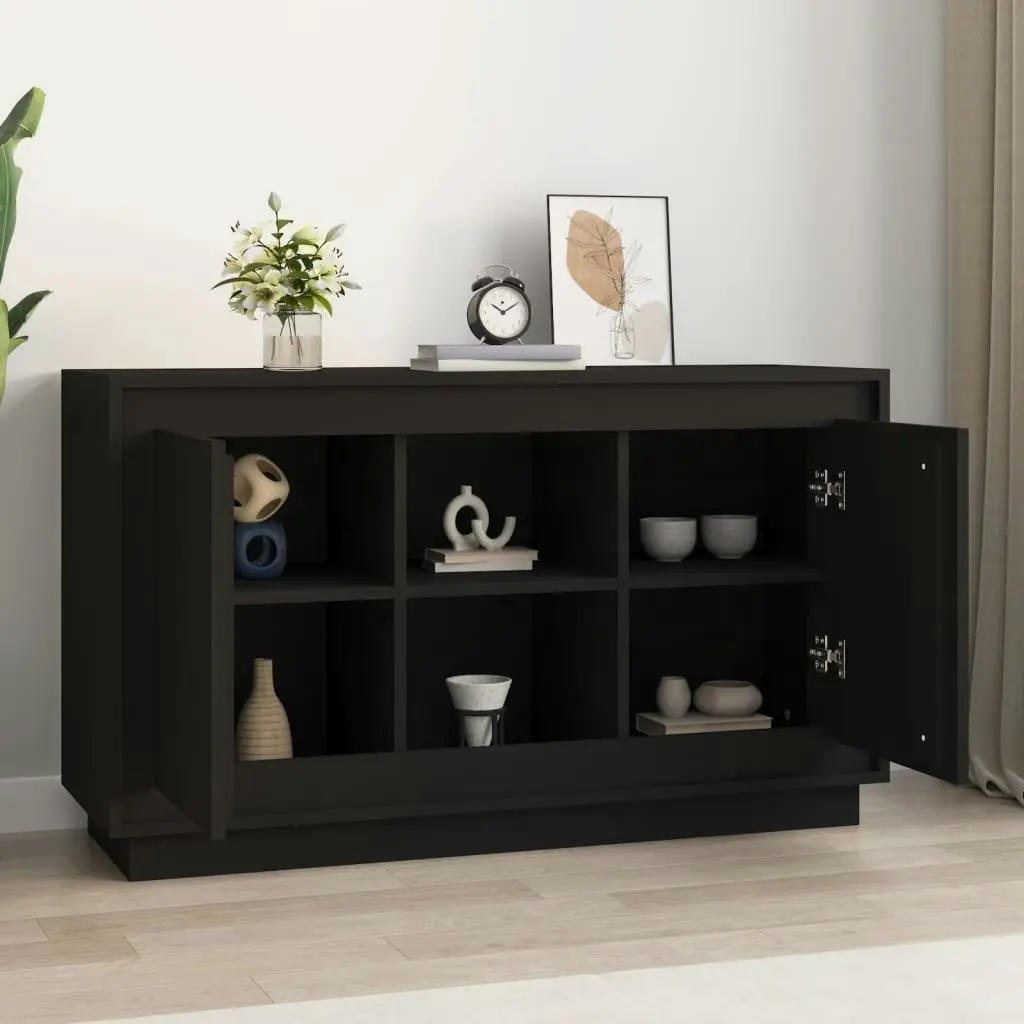 Sideboard Black 102x35x60 cm Engineered Wood 831878