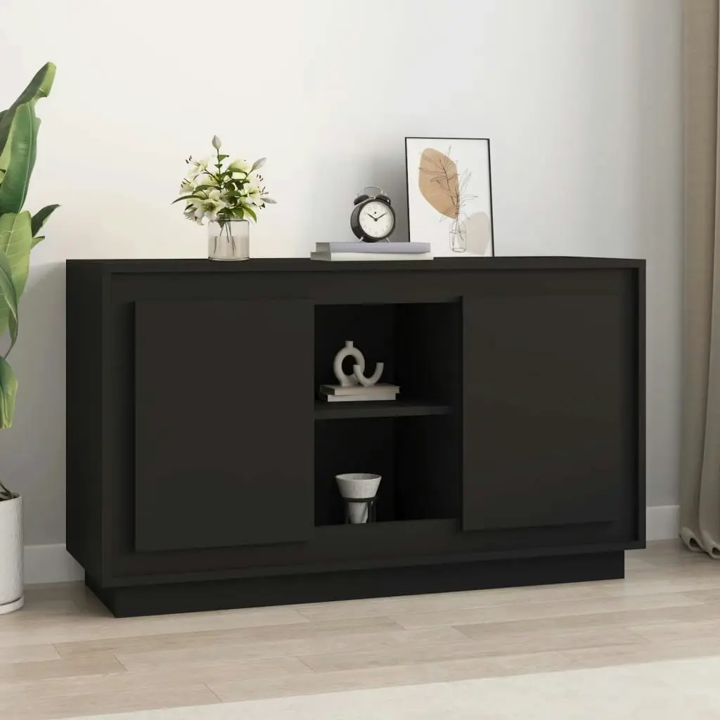 Sideboard Black 102x35x60 cm Engineered Wood 831878