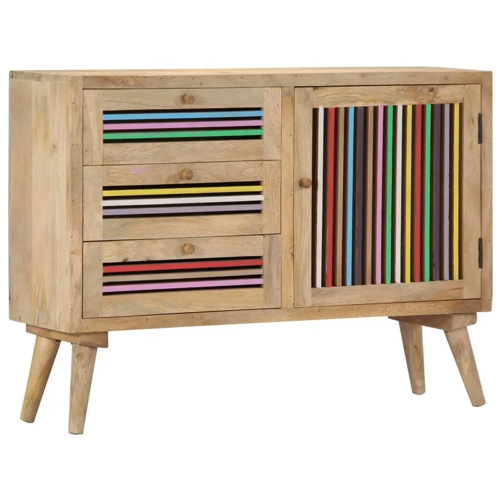 Sideboard 100x30x75 cm Solid Mango Wood 249866