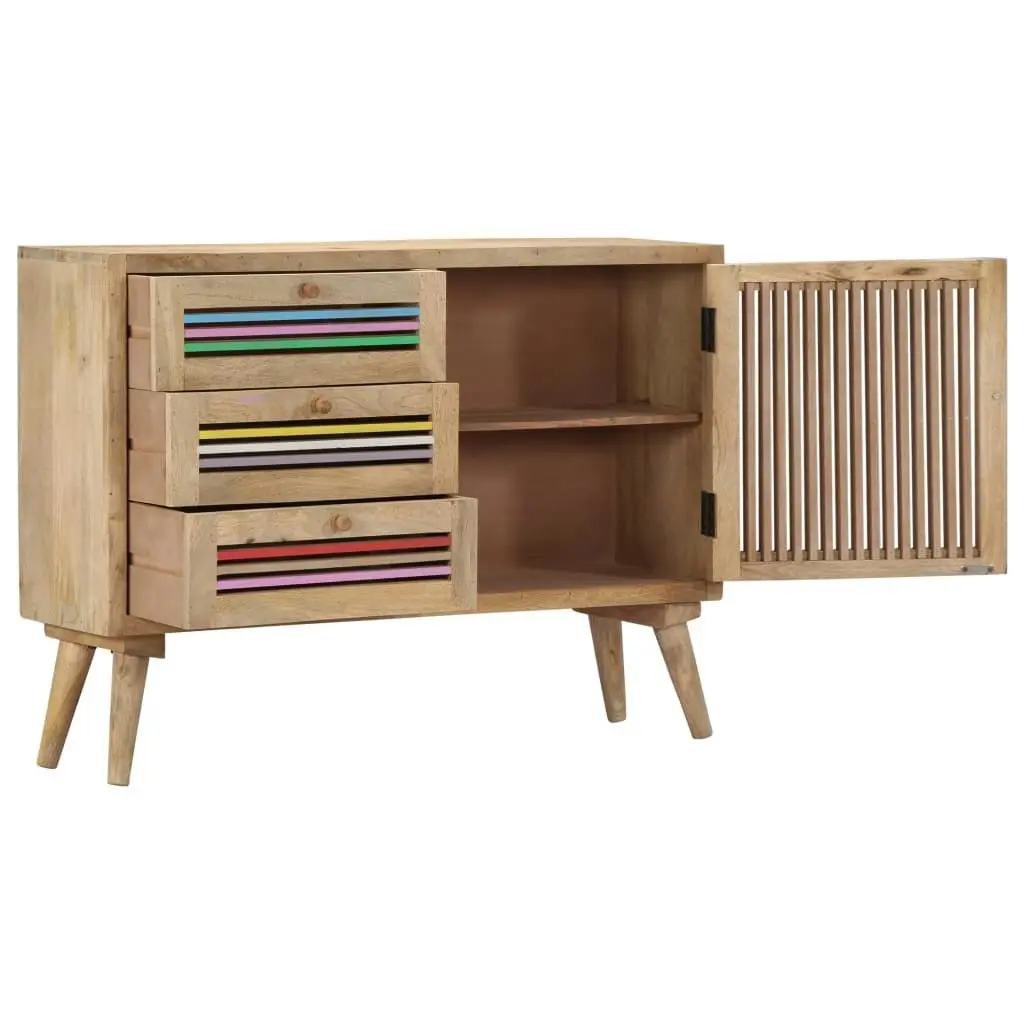 Sideboard 100x30x75 cm Solid Mango Wood 249866