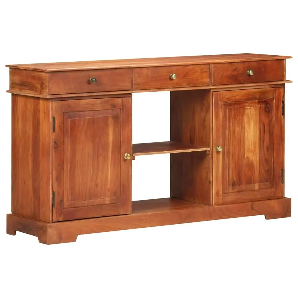 Sideboard 135x35x75 cm Solid Acacia Wood 323543