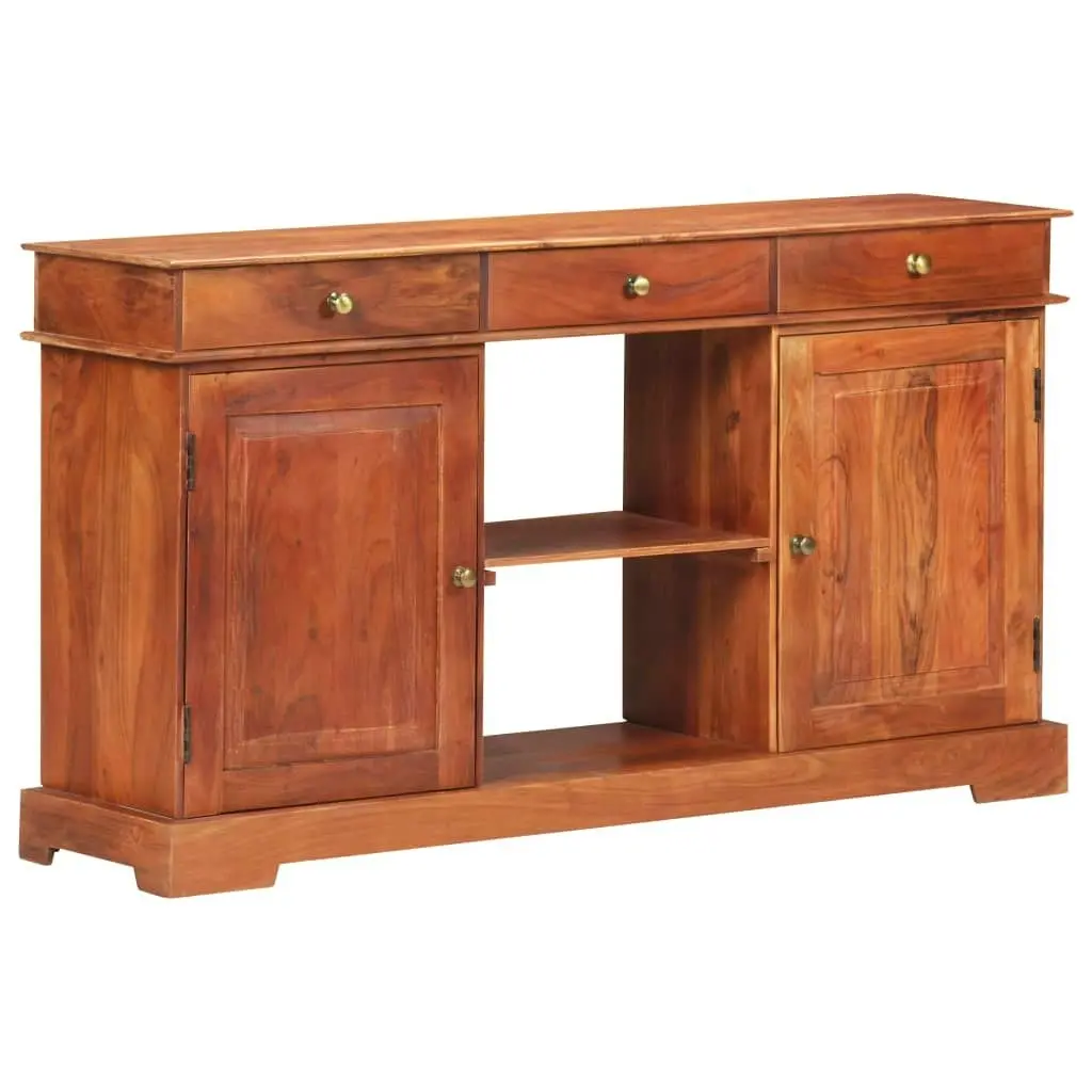 Sideboard 135x35x75 cm Solid Acacia Wood 323543