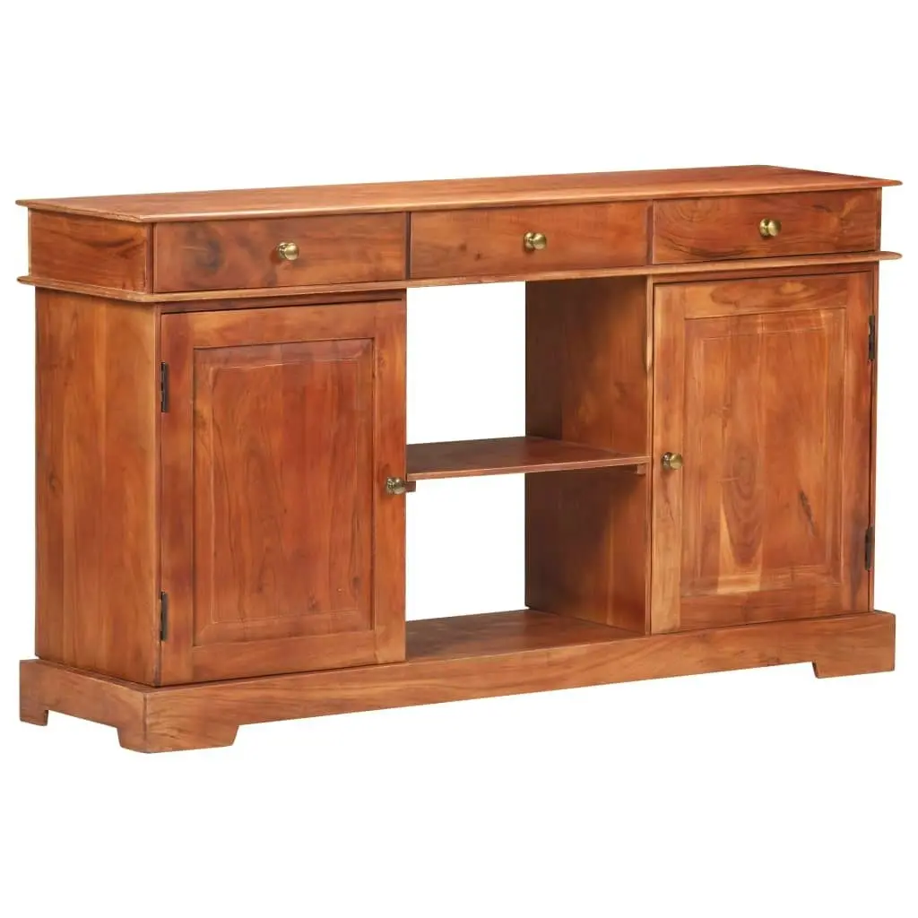 Sideboard 135x35x75 cm Solid Acacia Wood 323543