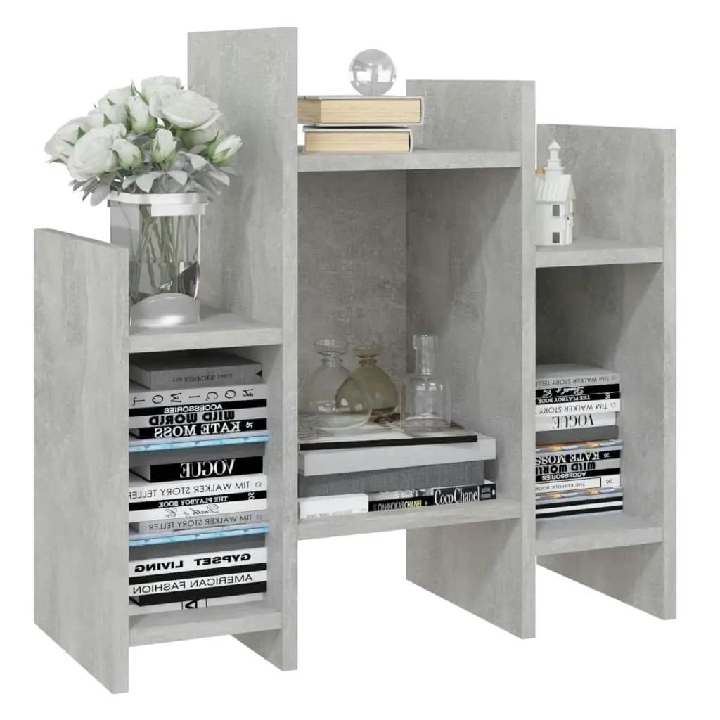 Side Cabinet Concrete Grey 60x26x60 cm Engineered Wood 806287