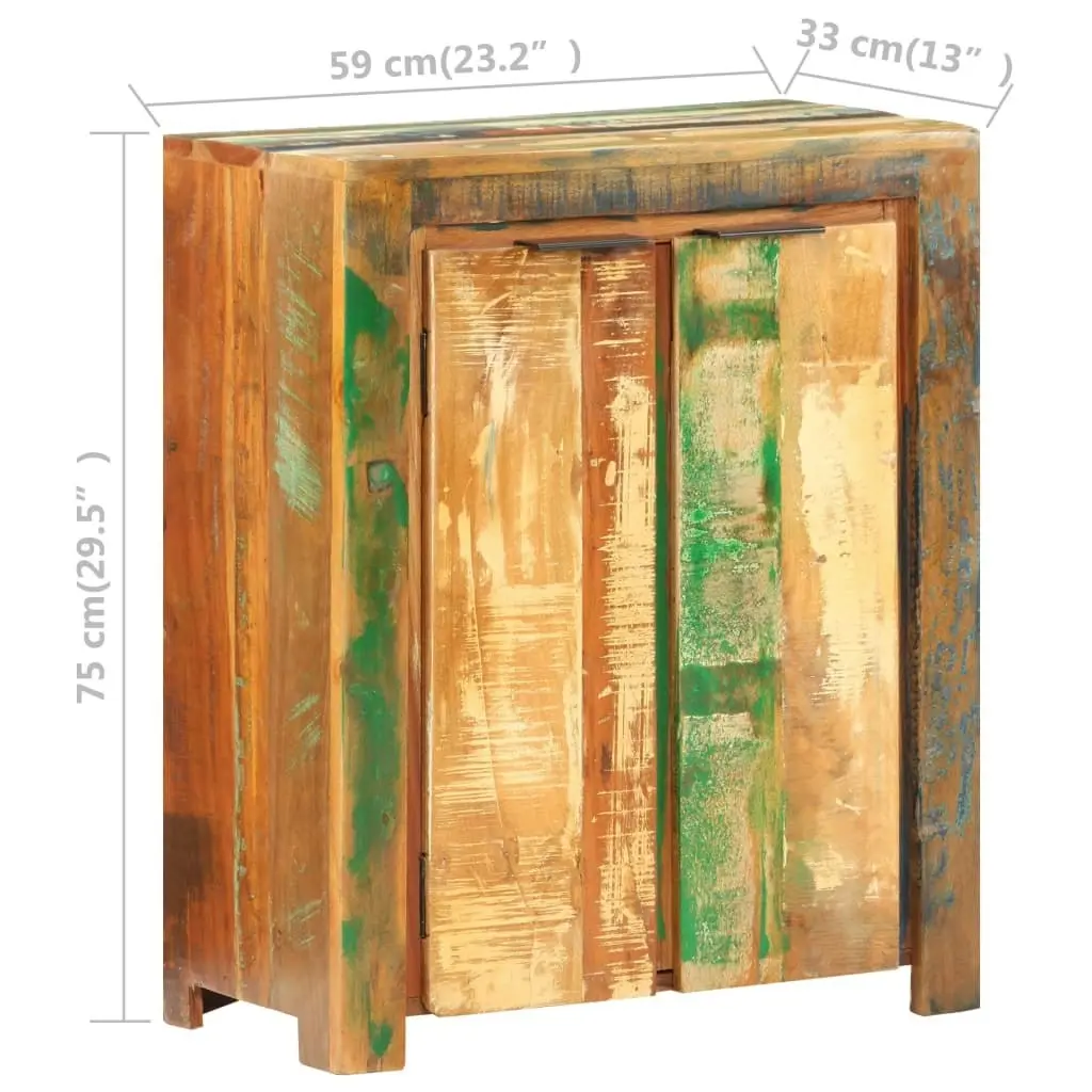 Sideboard 59x33x75 cm Solid Reclaimed Wood 320214