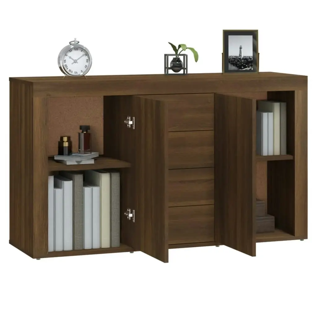 Sideboard Brown Oak 120x36x69 cm Engineered Wood 815494