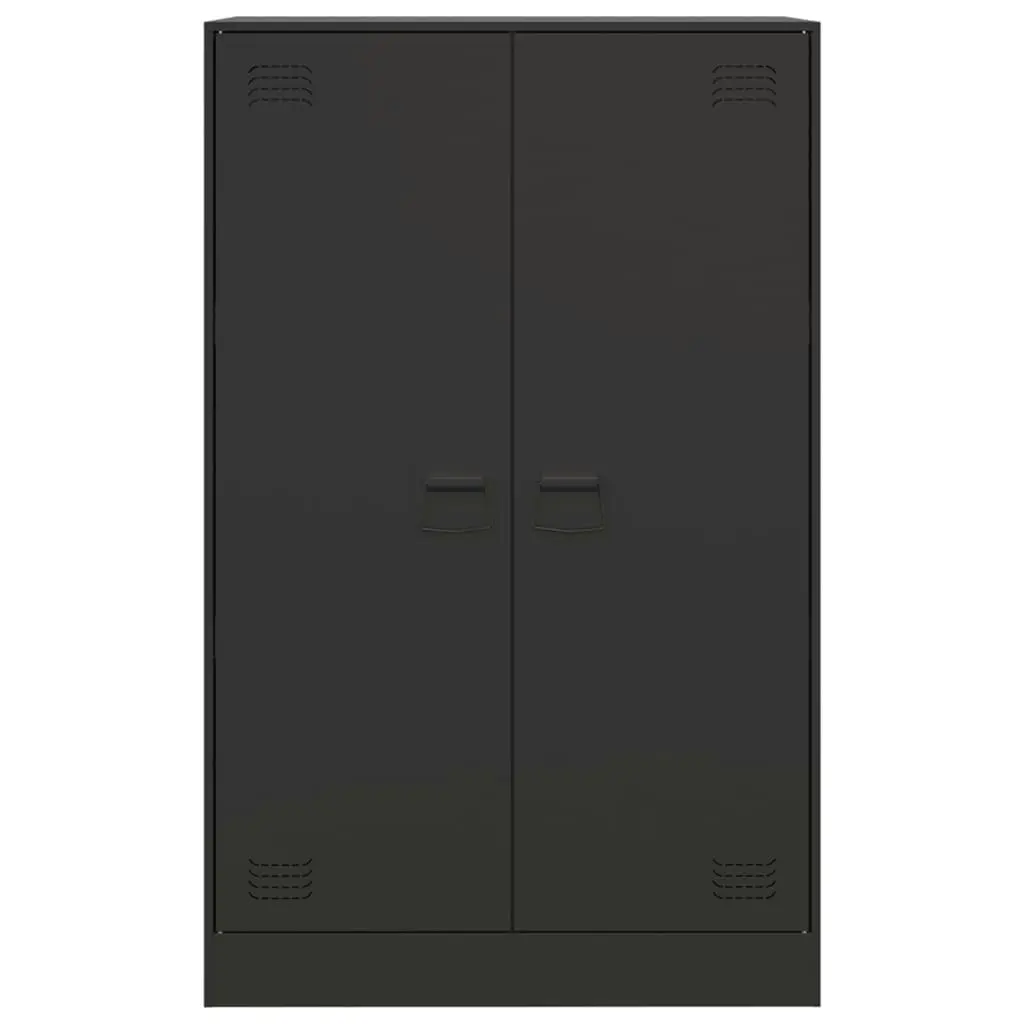 Sideboard Black 67x39x107 cm Steel 841661