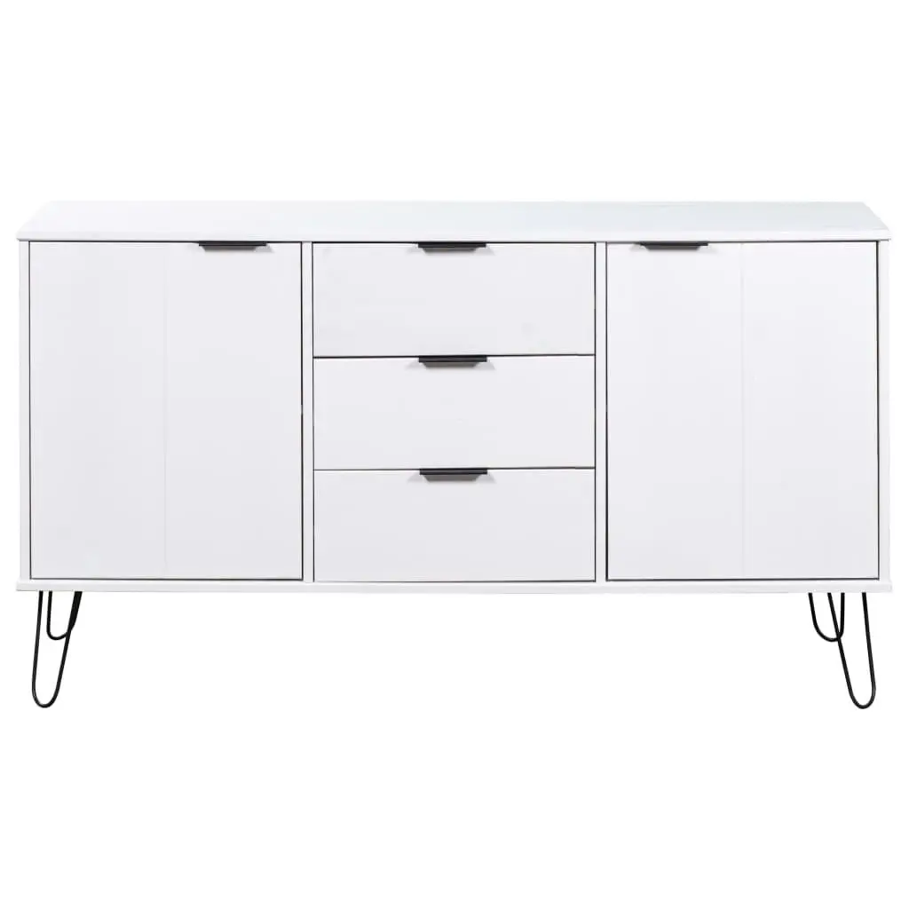 Sideboard "New York" White Solid Pine Wood 321137