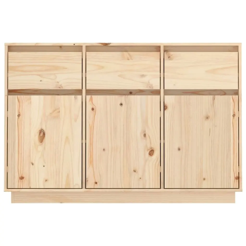 Sideboard 110x34x75 cm Solid Wood Pine 813814