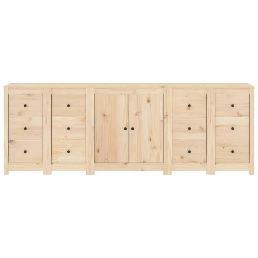 Sideboard 230x35x80 cm Solid Wood Pine 3114084