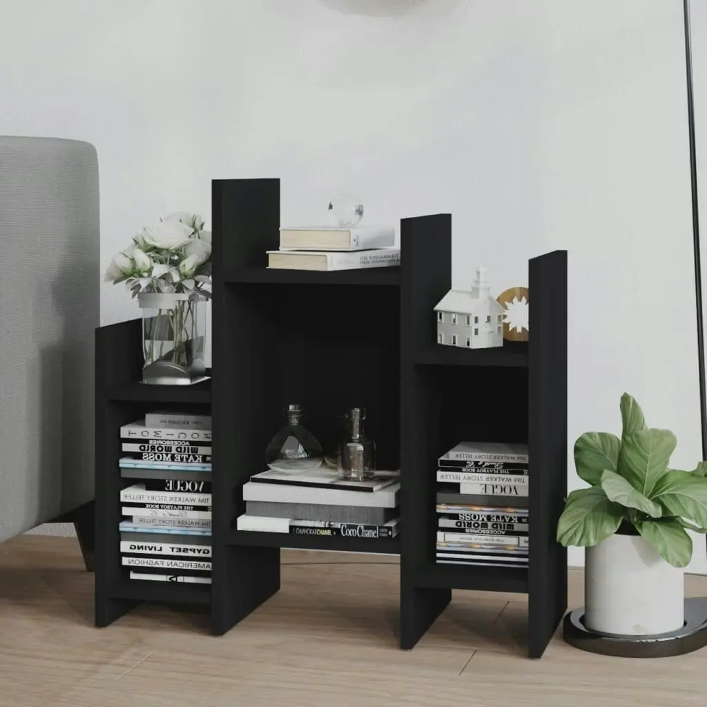 Side Cabinet Black 60x26x60 cm Engineered Wood 806284