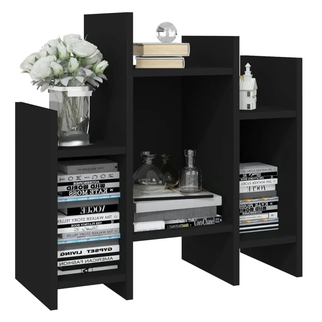 Side Cabinet Black 60x26x60 cm Engineered Wood 806284