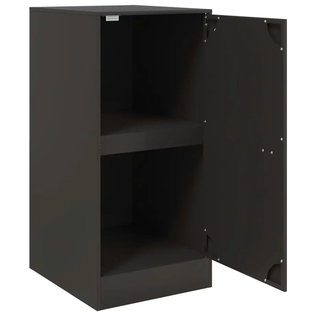 Sideboard Black 34.5x39x73 cm Steel 841709