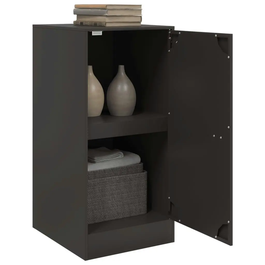 Sideboard Black 34.5x39x73 cm Steel 841709