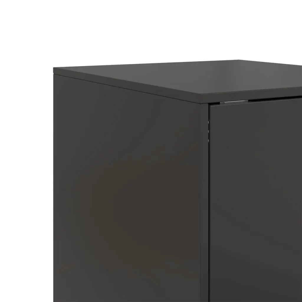 Sideboard Black 34.5x39x73 cm Steel 841709