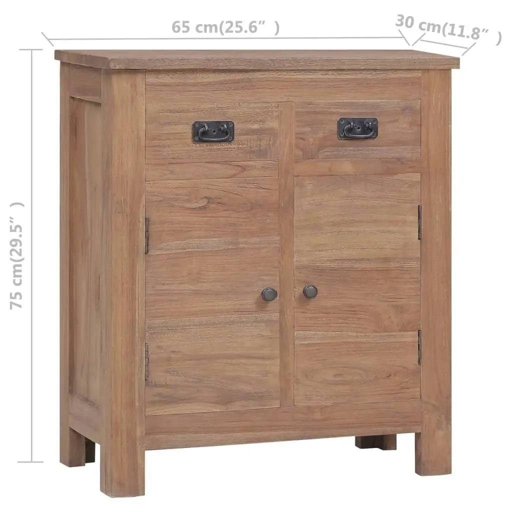 Sideboard 65x30x75 cm Solid Teak Wood 287734