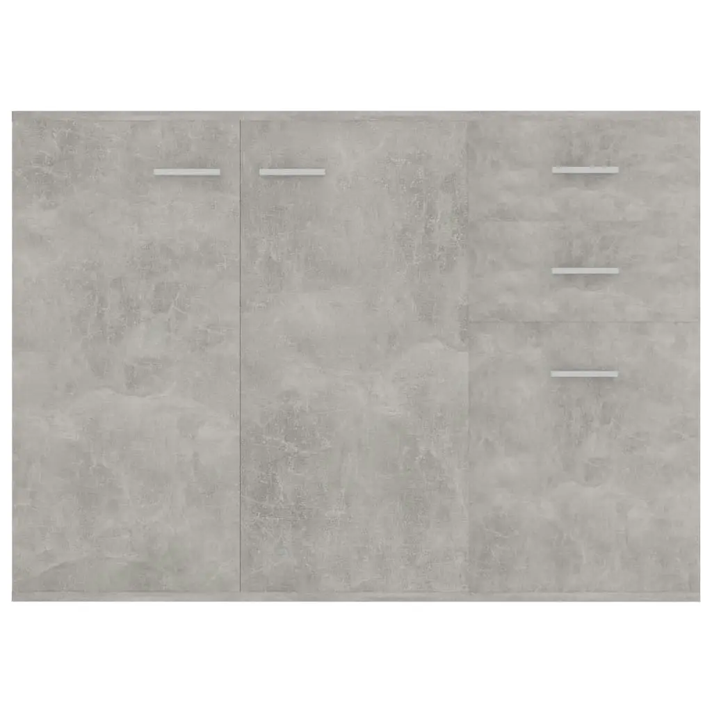 Sideboard Concrete Grey 105x30x75 cm Engineered Wood 800697