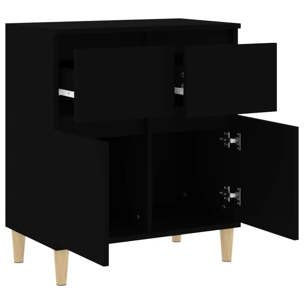 Sideboard Black 60x35x70 cm Engineered Wood 819677