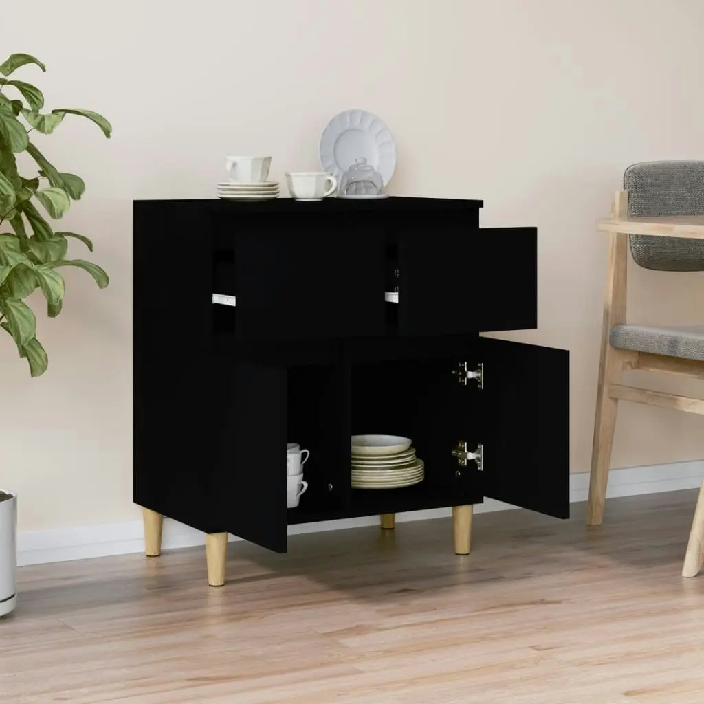 Sideboard Black 60x35x70 cm Engineered Wood 819677