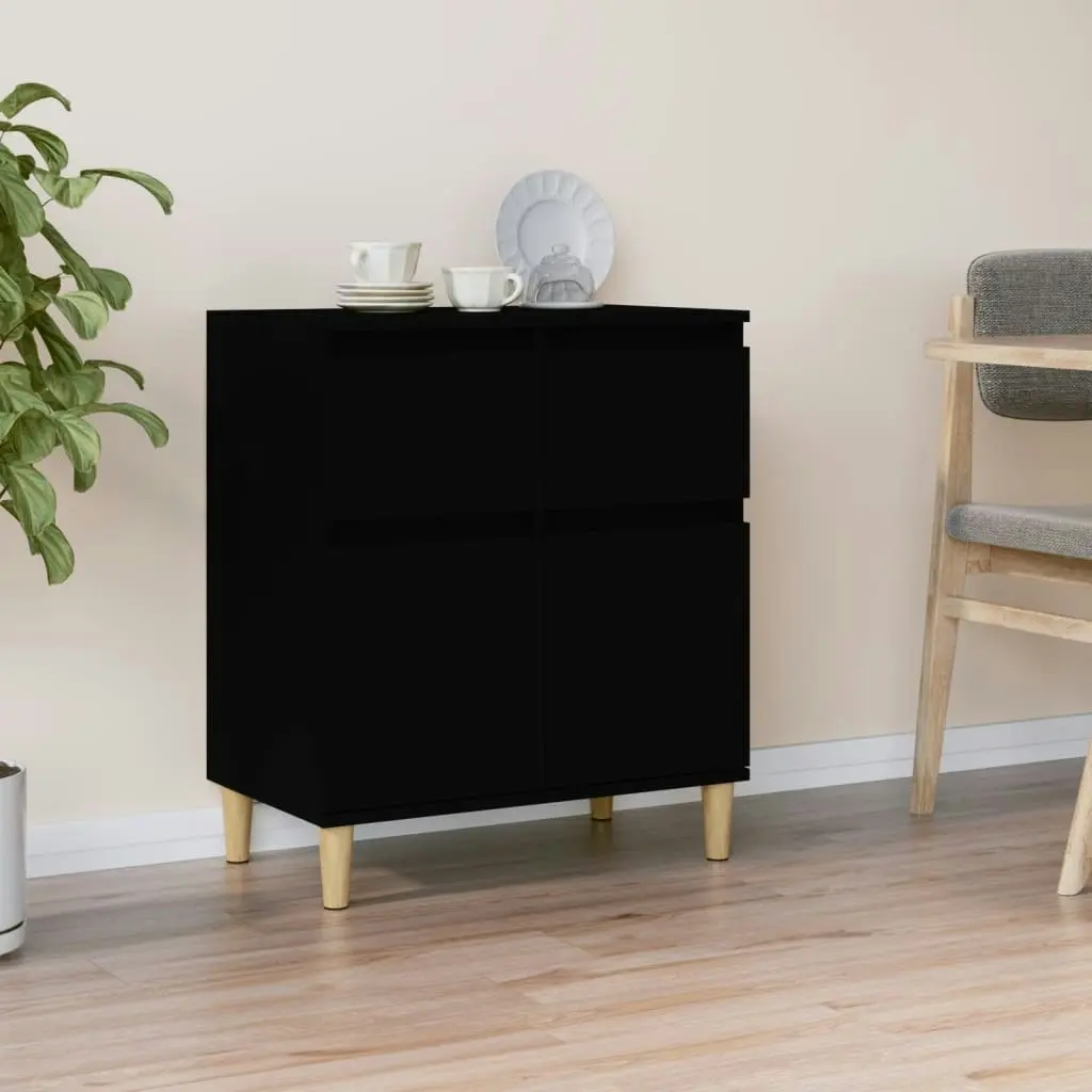 Sideboard Black 60x35x70 cm Engineered Wood 819677