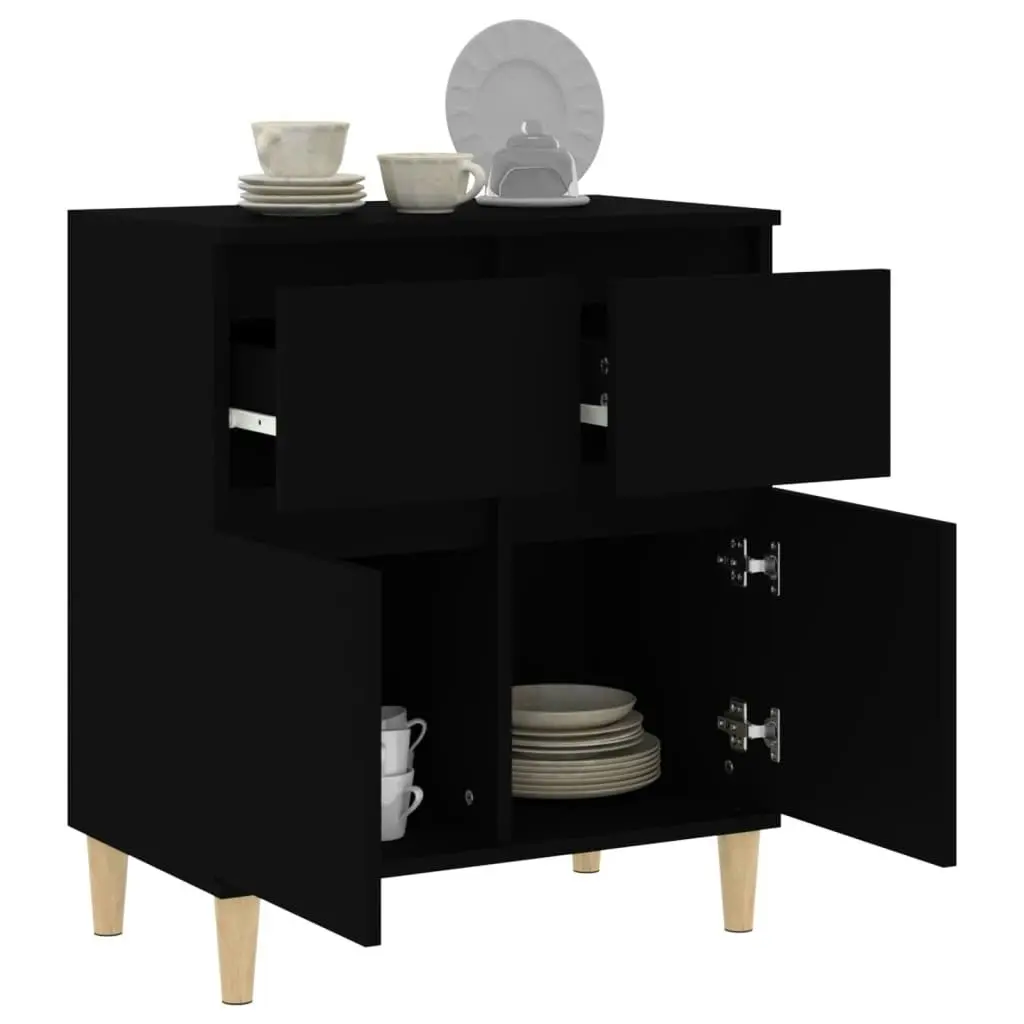 Sideboard Black 60x35x70 cm Engineered Wood 819677