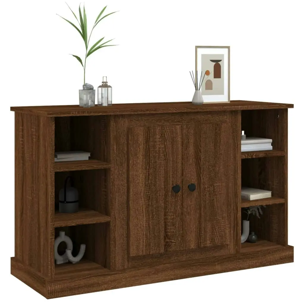 Sideboard Brown Oak 100x35.5x60 cm Engineered Wood 816447