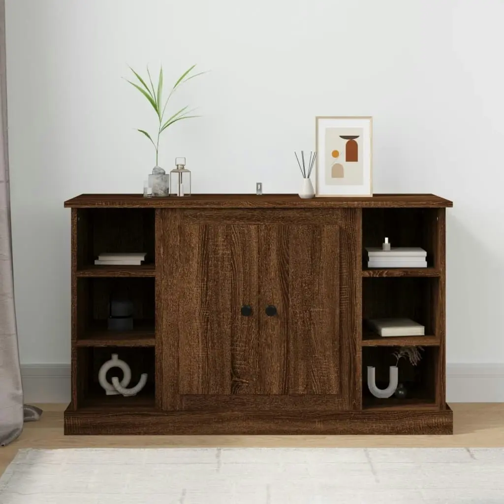 Sideboard Brown Oak 100x35.5x60 cm Engineered Wood 816447