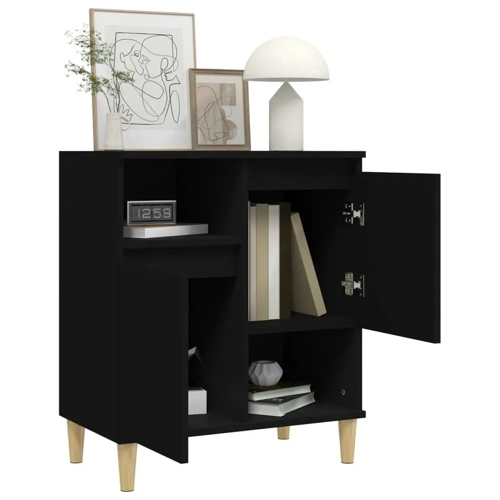 Sideboard Black 60x35x70 cm Engineered Wood 821141